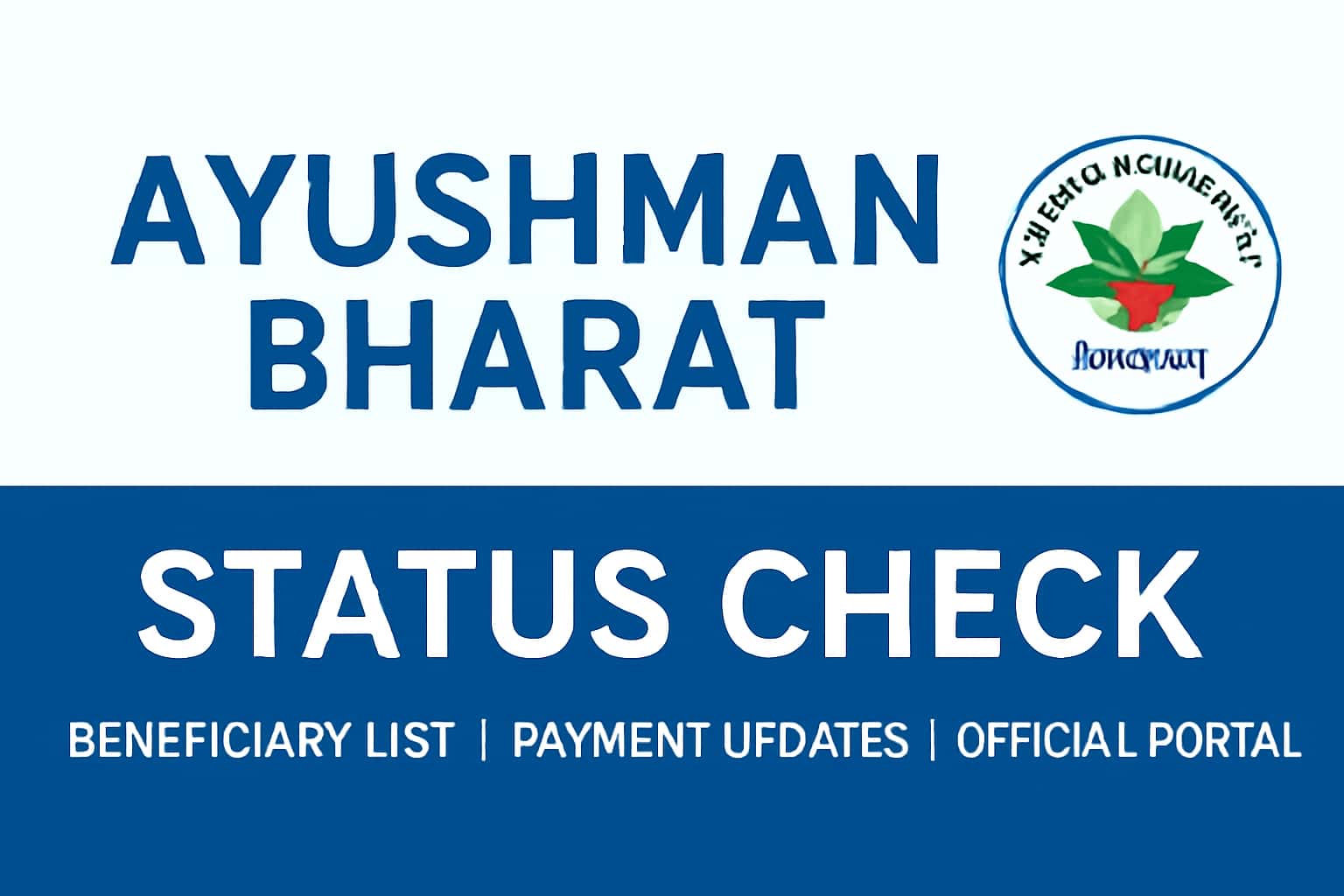 Ayushman Bharat Status Check | Beneficiary List, Payment Updates, Official Portal